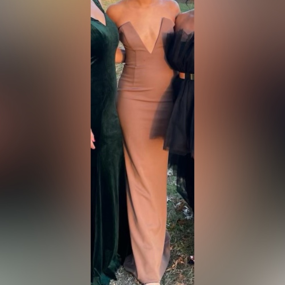 KATIE MAY SIZE XS PLUNGING DRESS